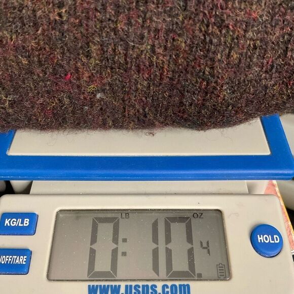 Vintage Ralph Lauren Chaps Sweater Mens Medium Shetland Wool‎ Black Purple - Picture 9 of 9